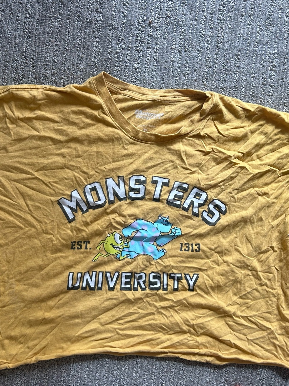 Disney Pixar monsters university crop top
